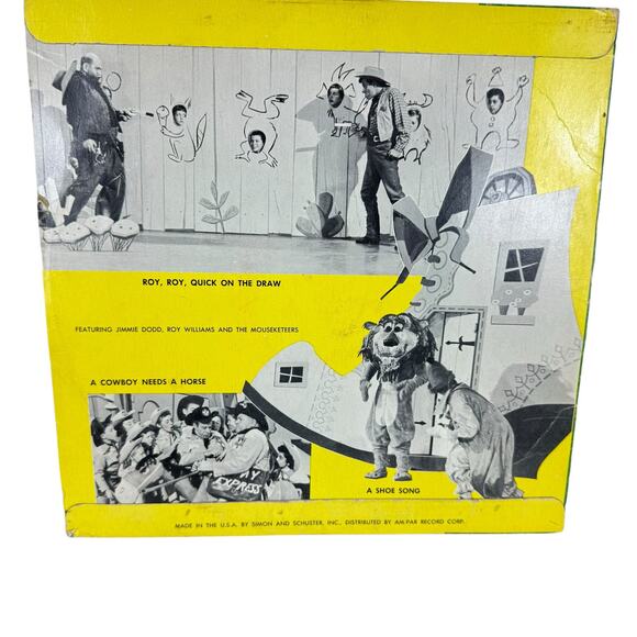 Walt Disney's Vintage 1955 Fun With Music Vol. II Record DBR52 Mickey Mouse Club - Picture 2 of 5